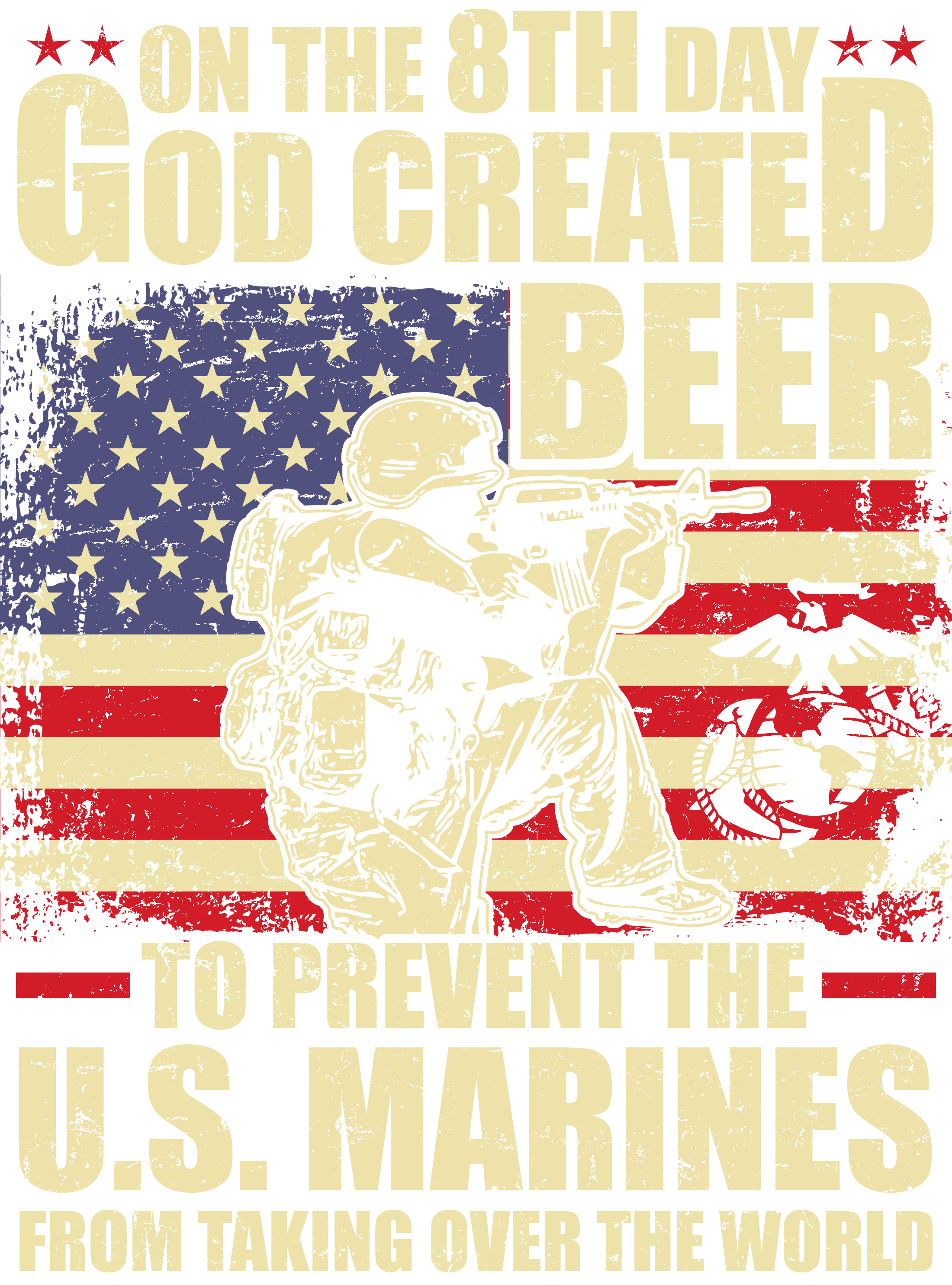 Military DTF transfer designs