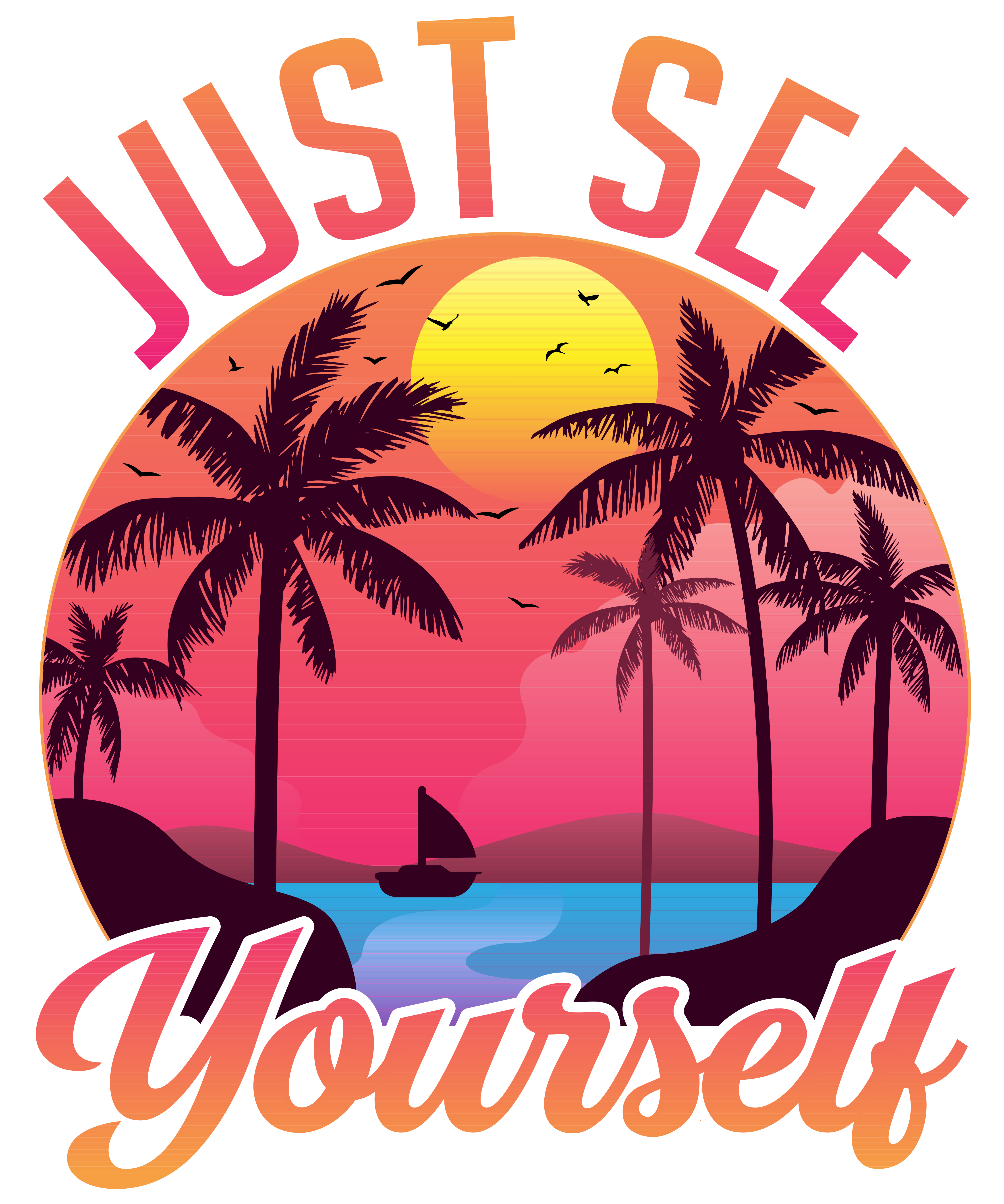 Summer DTF transfer designs