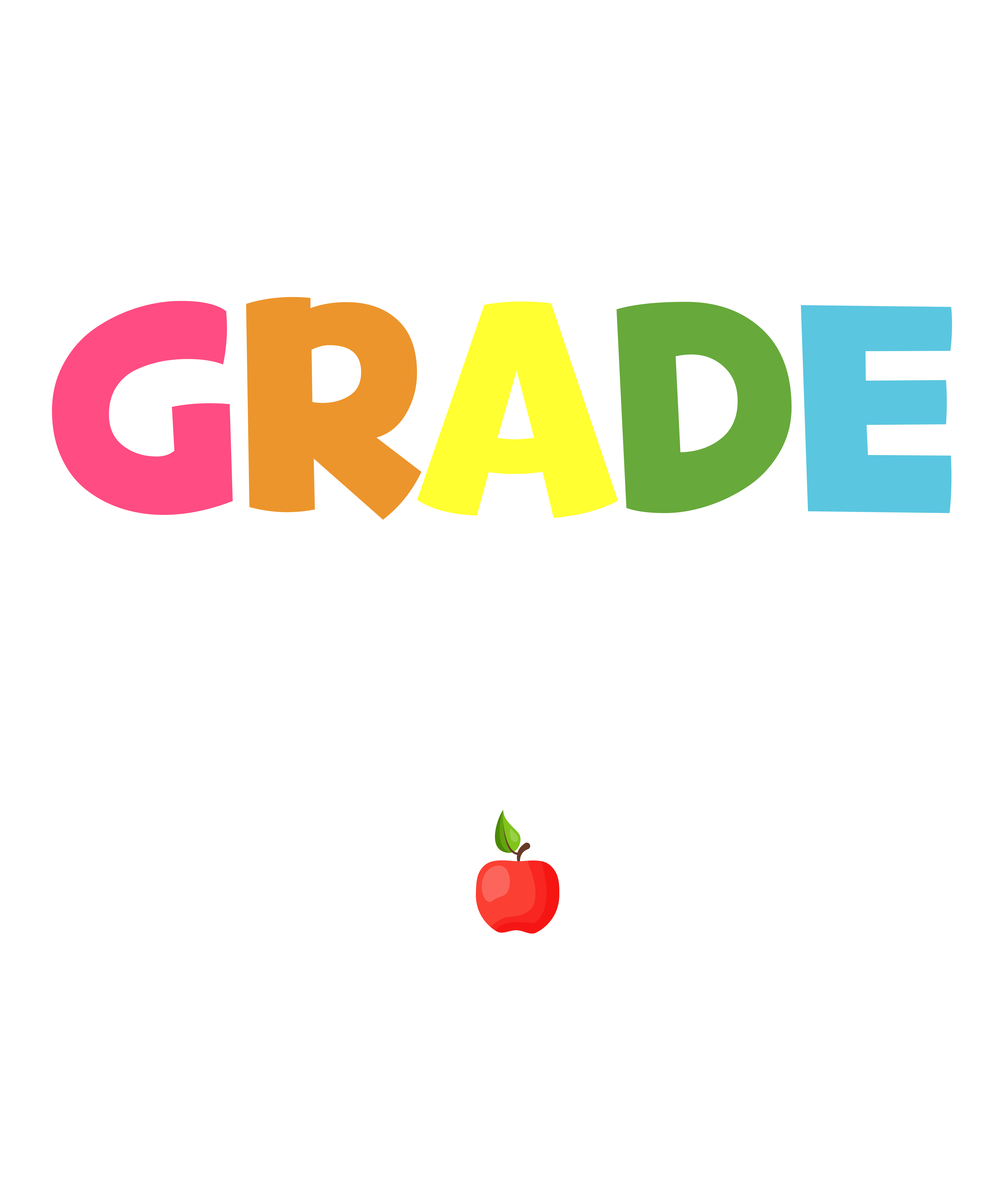 Teacher DTF transfer designs